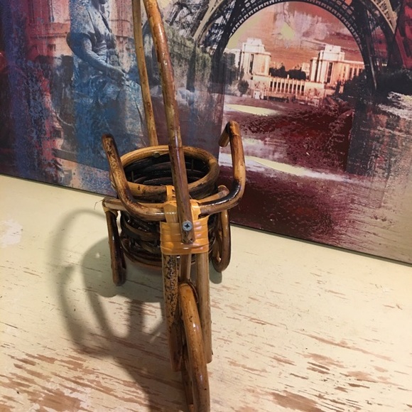 Vintage Ratan Bike W/Handle - Picture 10 of 12